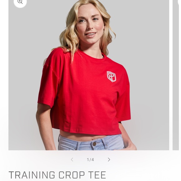 Born Primitive Tops - Born Primitive Bold Red Athletic Tee